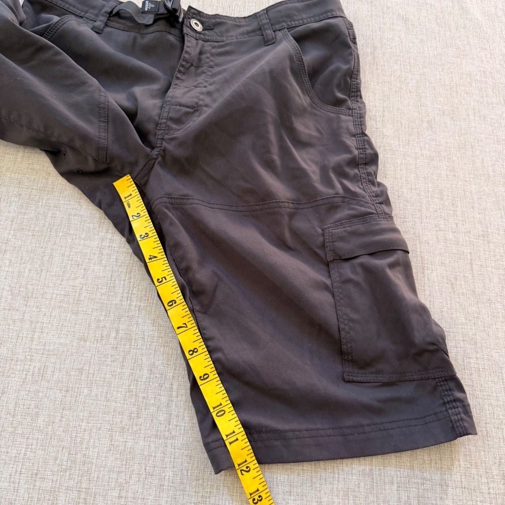 Prana Zion Shorts Men's 30 Hiking Cargo Integrated Belt Outdoors Camping - Picture 6 of 7